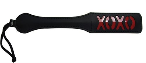 Sex And Mischief Xoxo Paddle - Black