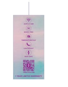 Teal Round Gem Gunmetal Metal Plug - Sm