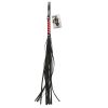 Sex And Mischief Stripe Flogger - Red And Black