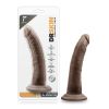 Dr. Skin - 7 Inch Cock With Suction Cup - Chocolate