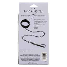 Nocturnal Collection Collar And Leash - Black